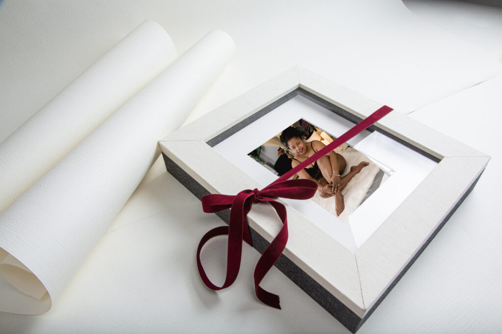 How to display boudoir photos? Portfolio box 